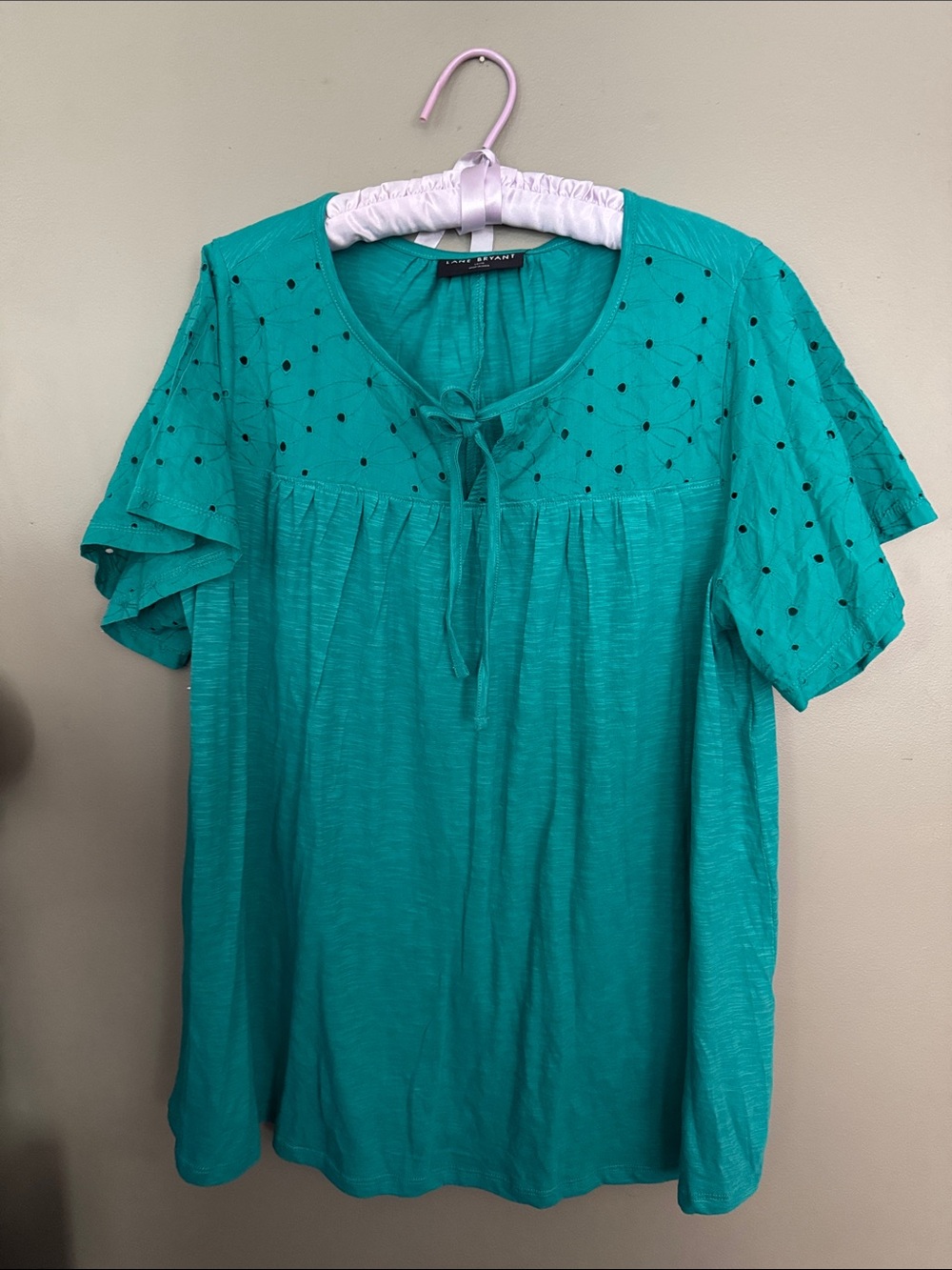 Lane Bryant Teal top